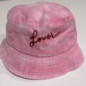 Taylor Swift Lover Bucket Hat Pink Tie Dye